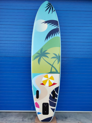 Надувная SUP доска Aloha 11 Blue Palm Sea 333x80x15